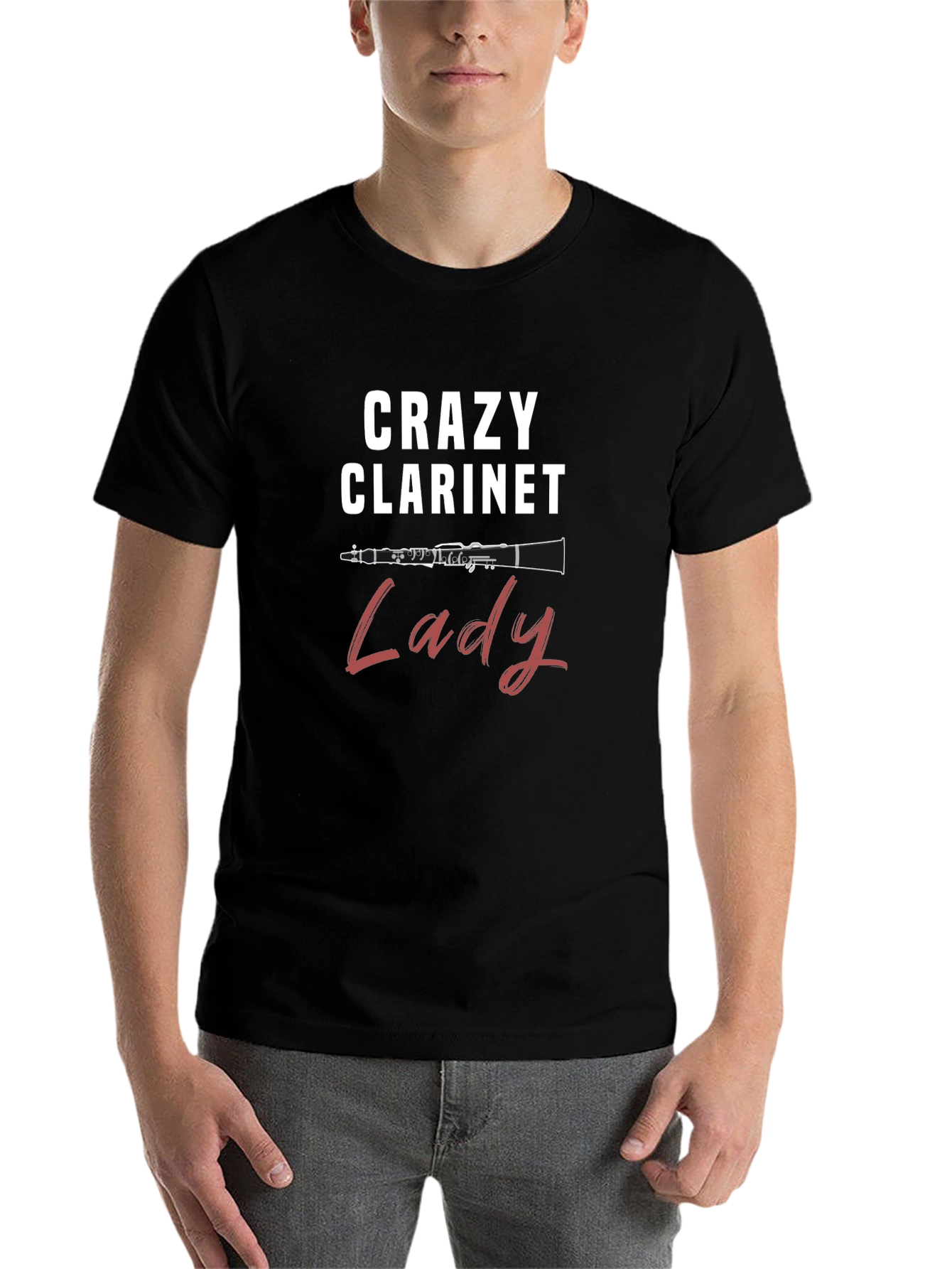Crazy Clarinet Lady T-Shirt