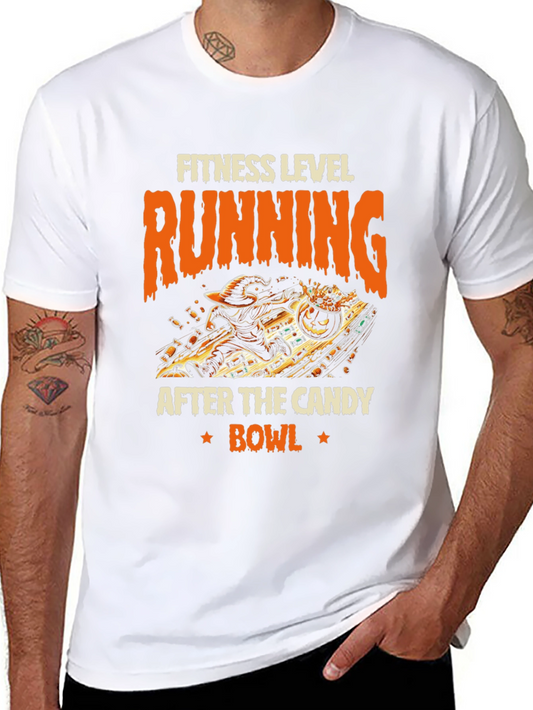Fitness Level Running Halloween T-Shirt