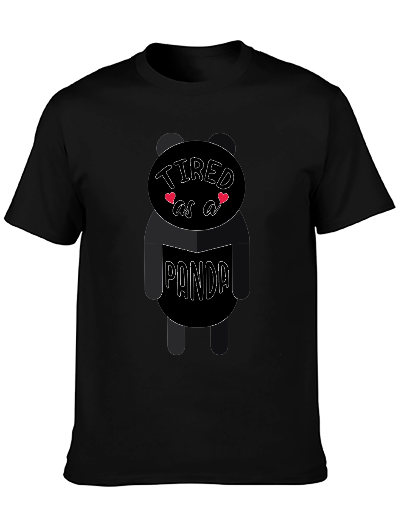 Tired as a Panda Graphic Tee