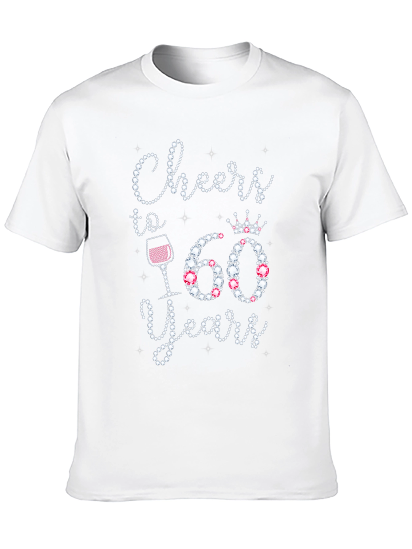 Cheers to 60 Years Rhinestone T-Shirt