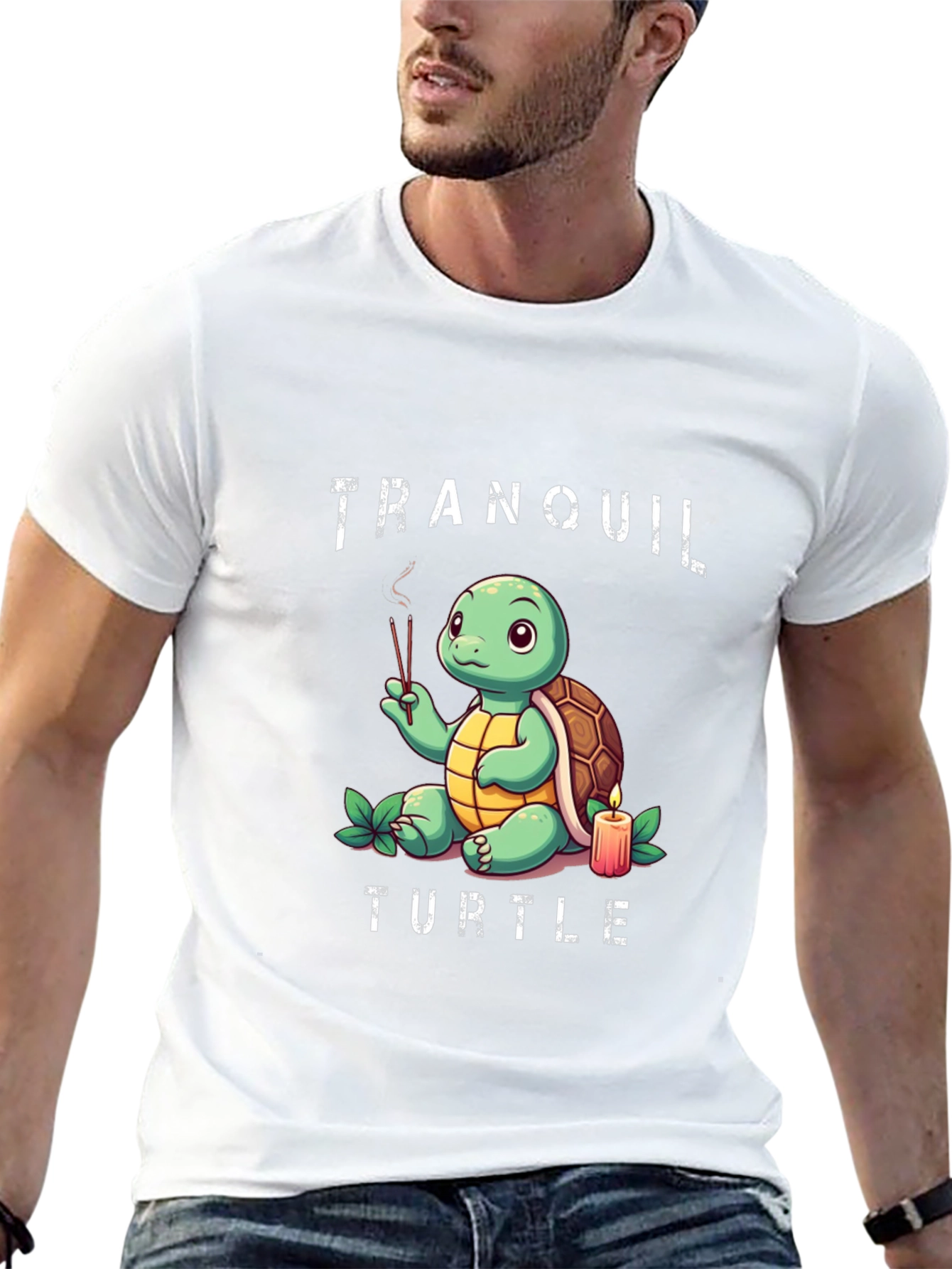 Tranquil Turtle Graphic T-Shirt