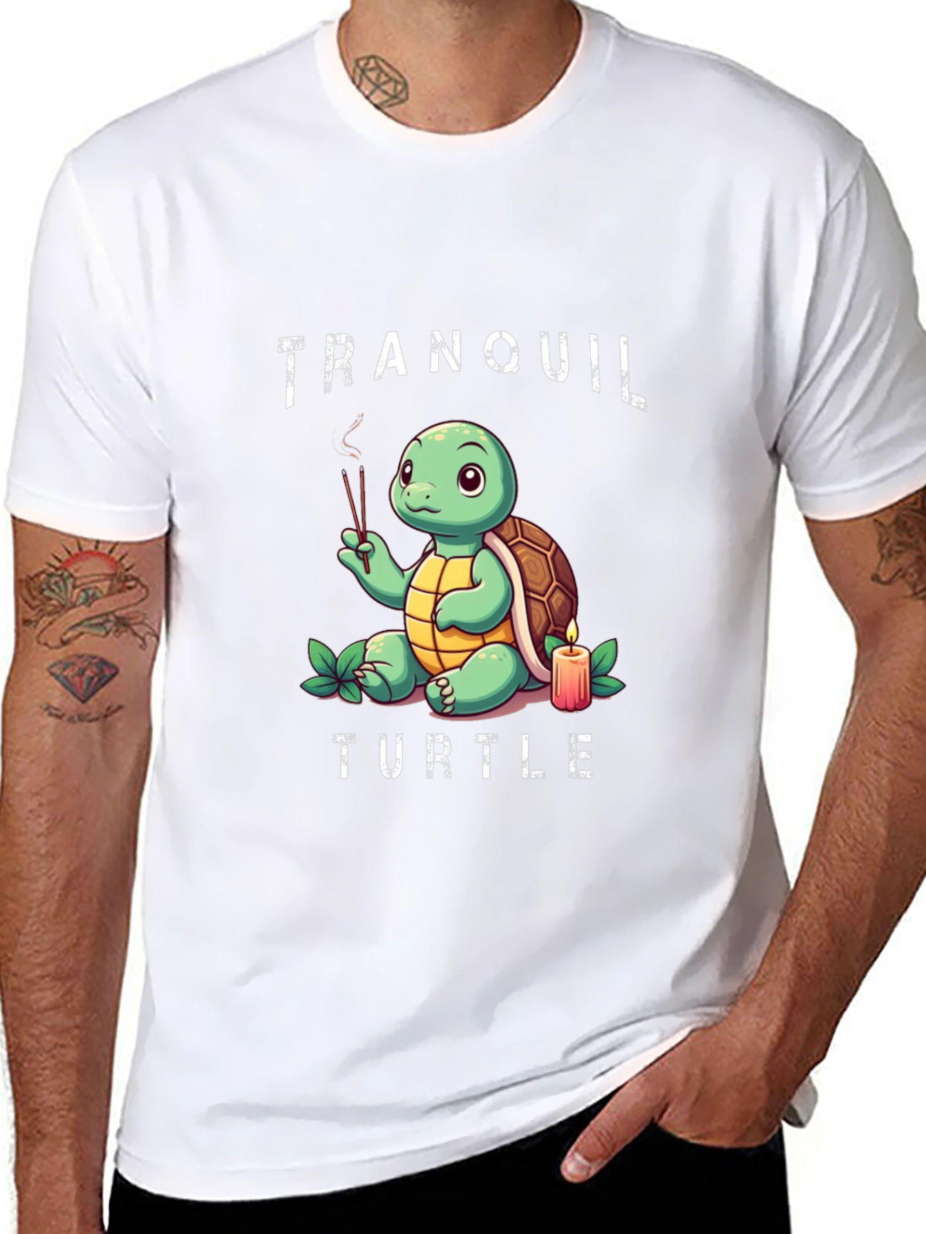 Tranquil Turtle Graphic T-Shirt