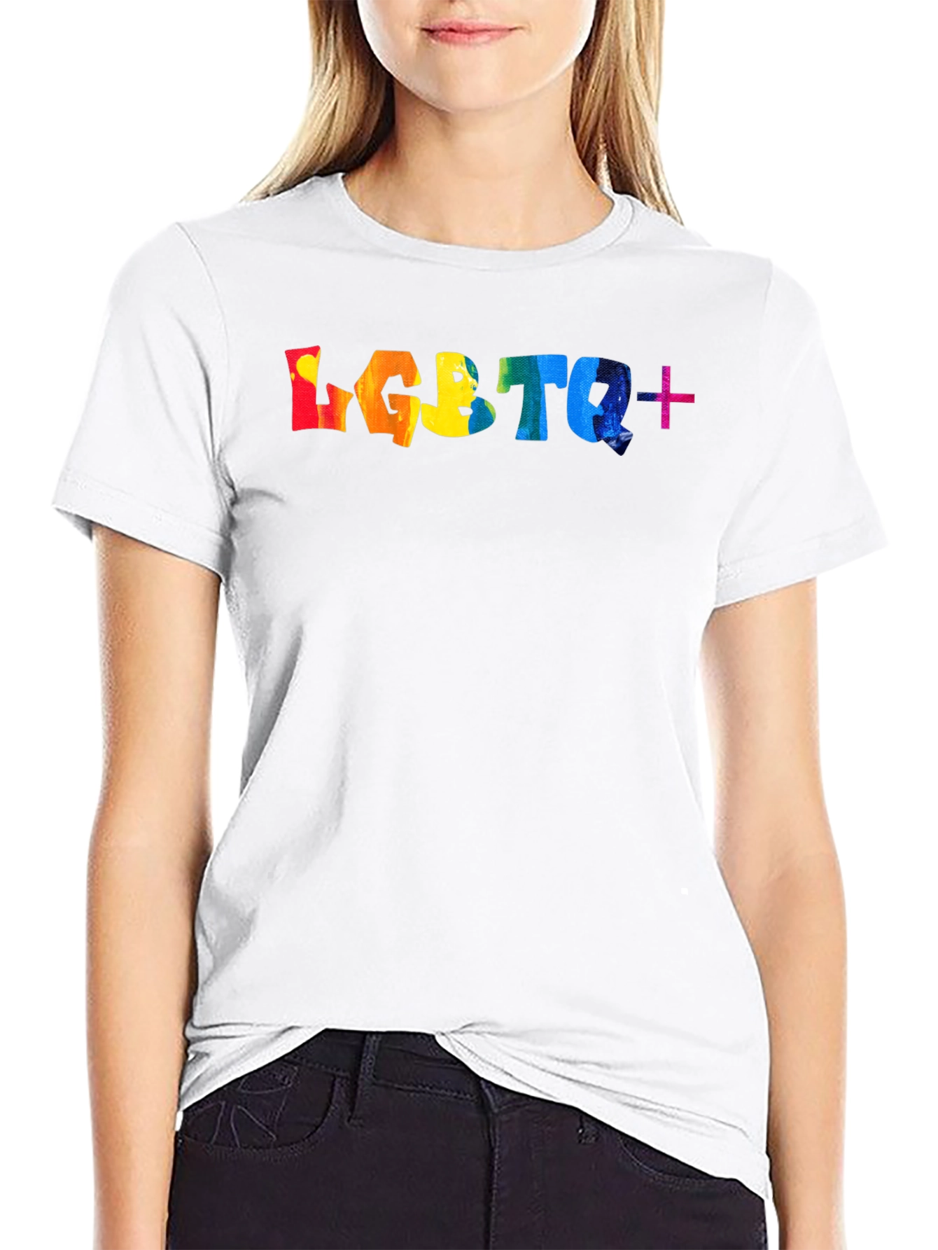 LGBTQ+ Pride Rainbow Graphic T-Shirt