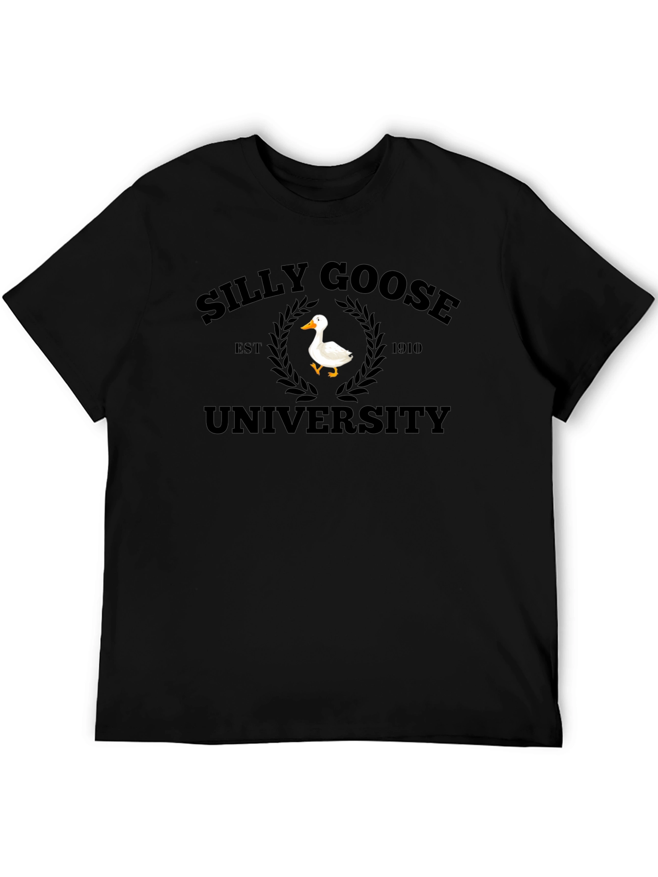Silly Goose University Black T-Shirt