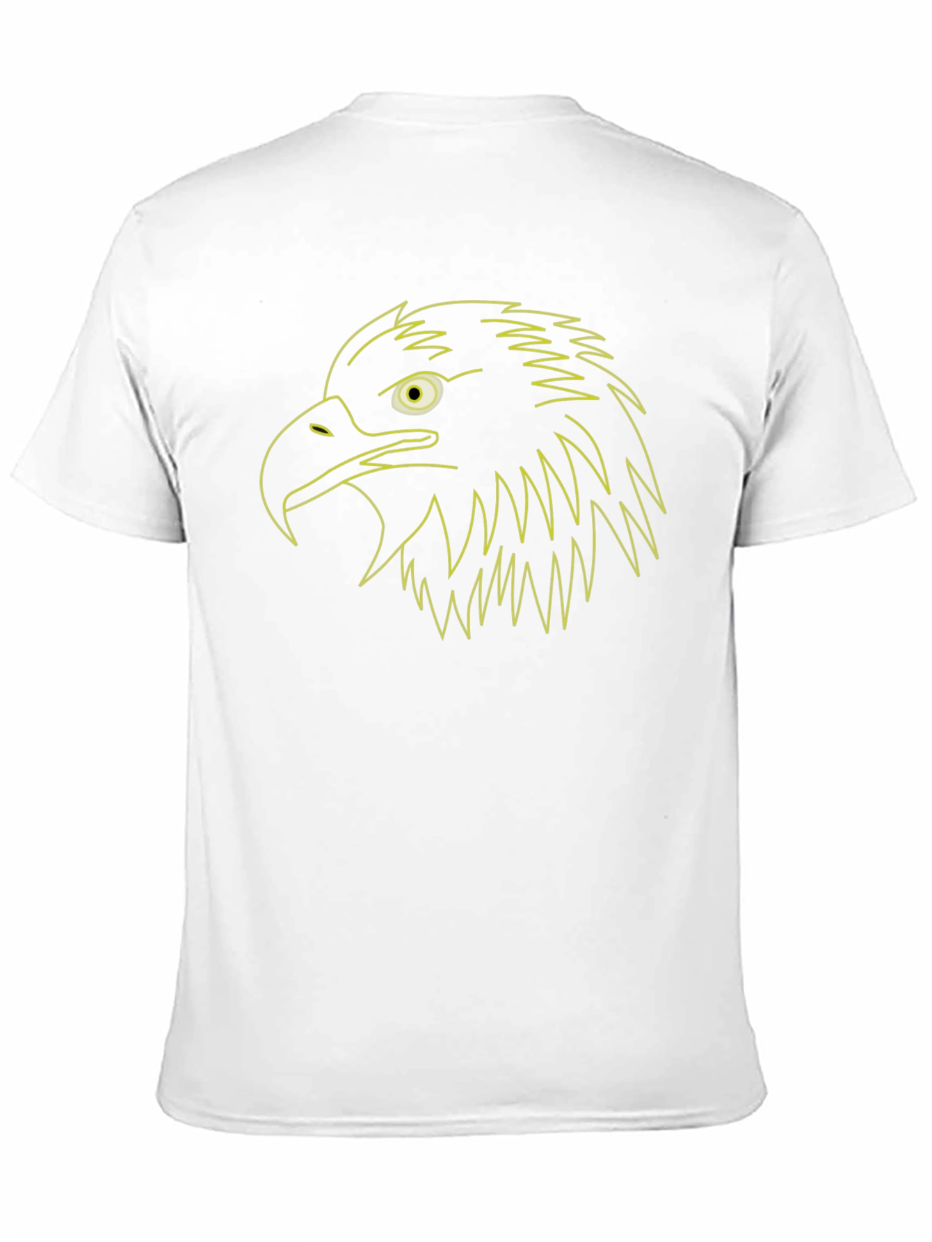 Eagle Outline Graphic Tee - Black