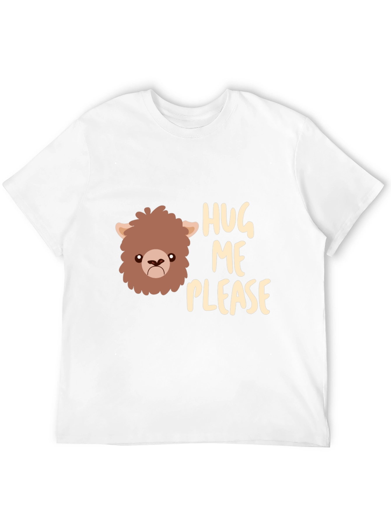 Hug Me Please Black T-Shirt