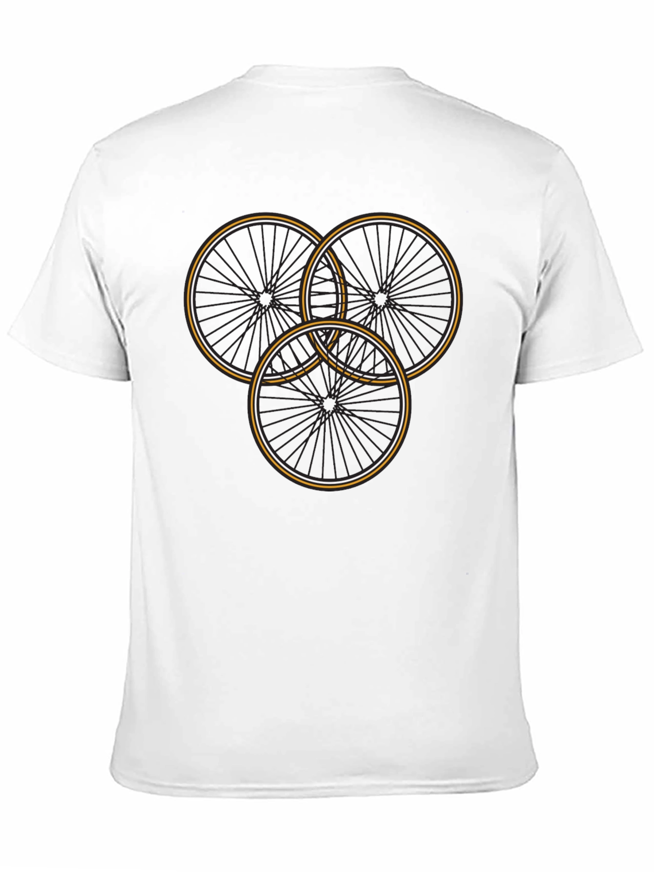 Cycle Wheel Graphic Tee - Stylish Mens T-Shirt