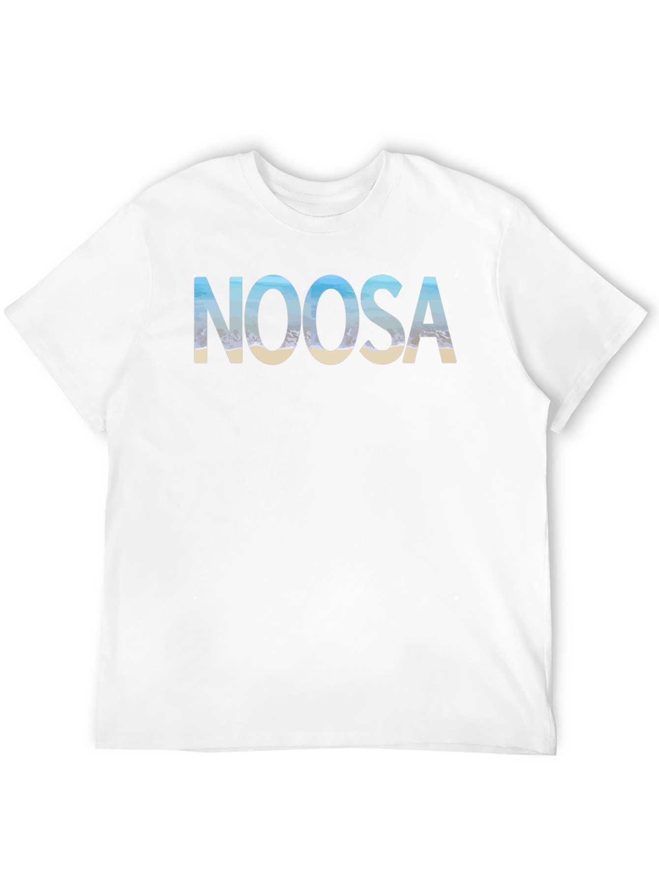 Noosa Beach Mens Black T-Shirt