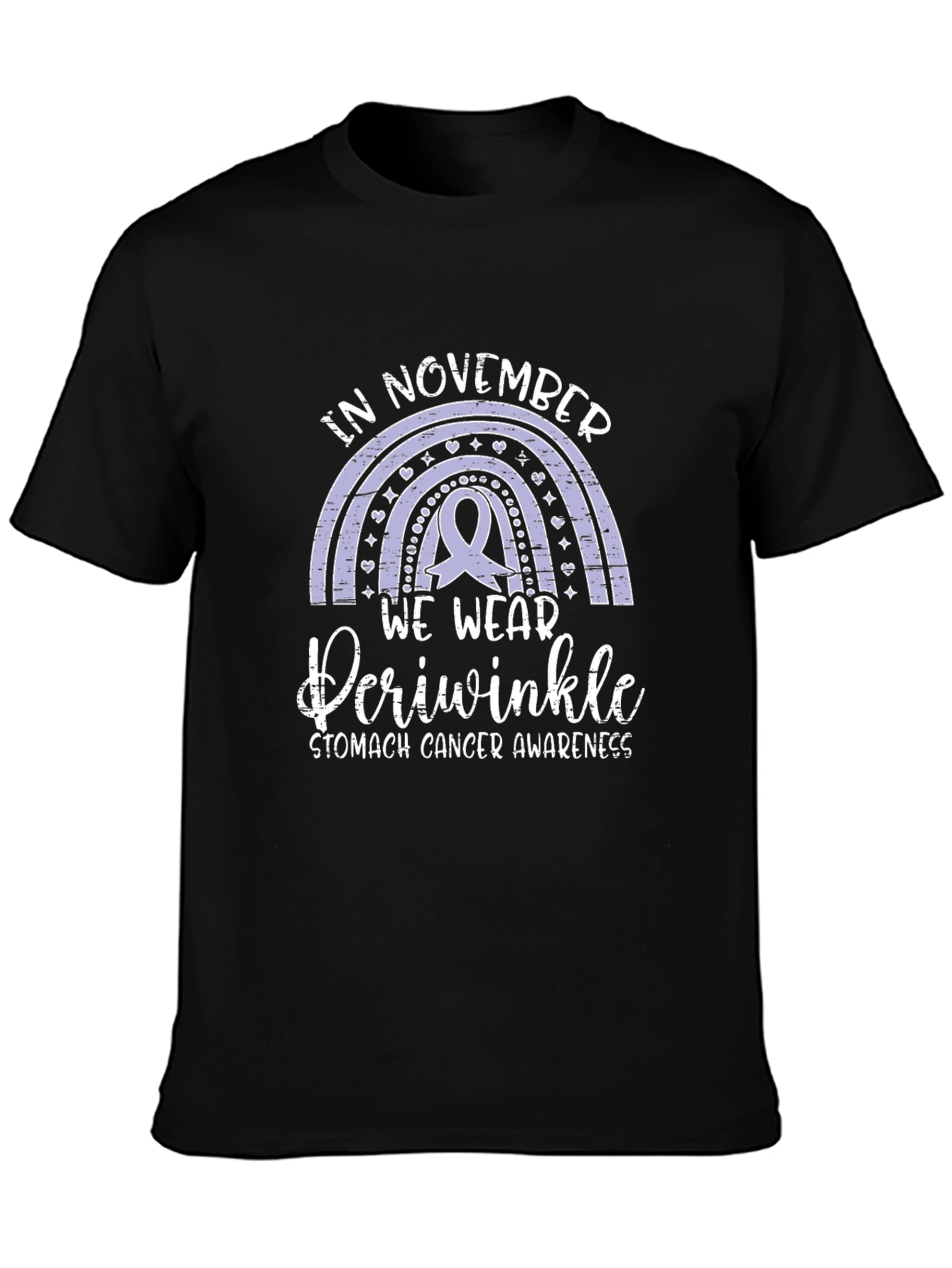 Periwinkle Stomach Cancer Awareness T-Shirt