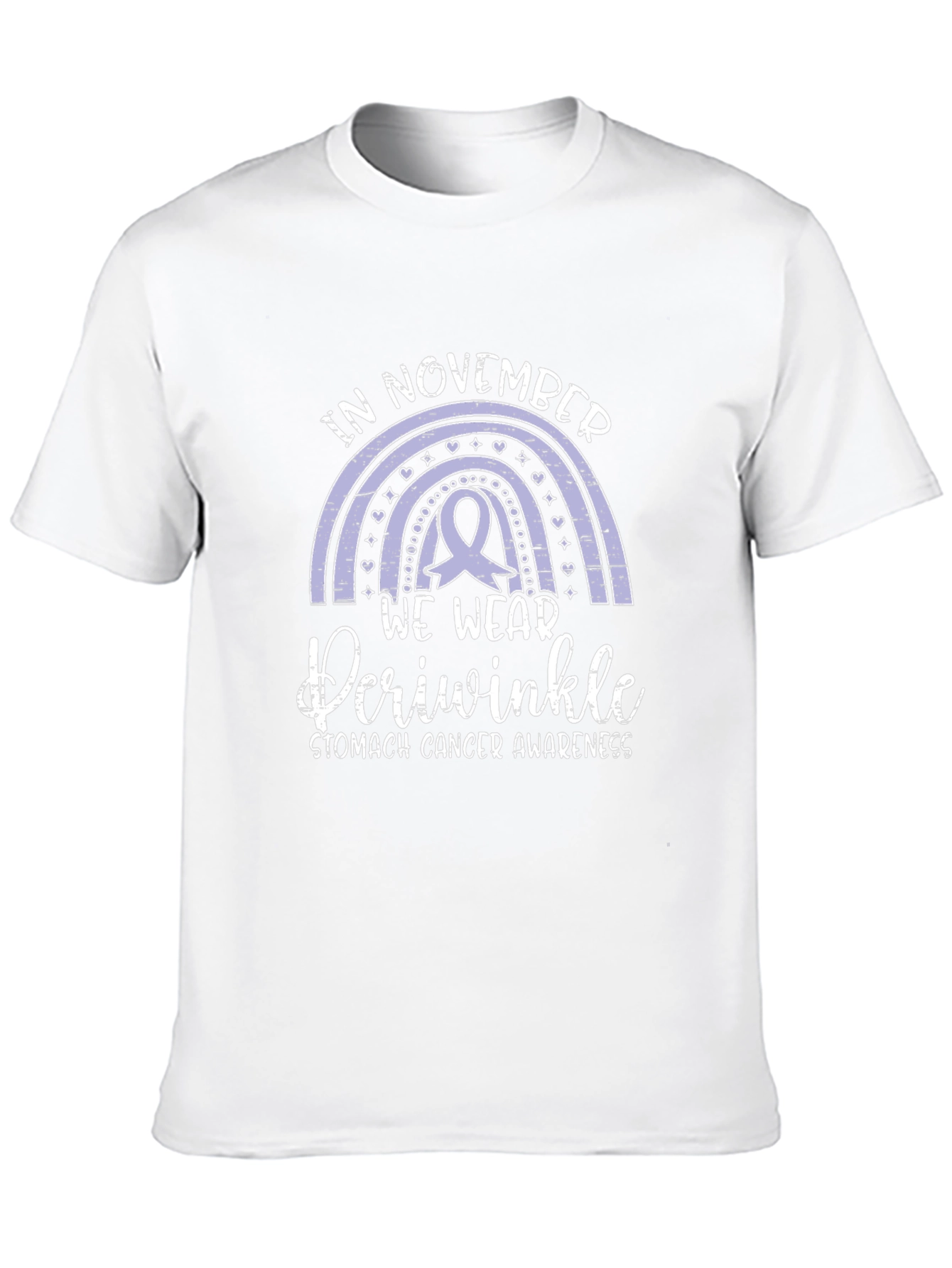 Periwinkle Stomach Cancer Awareness T-Shirt