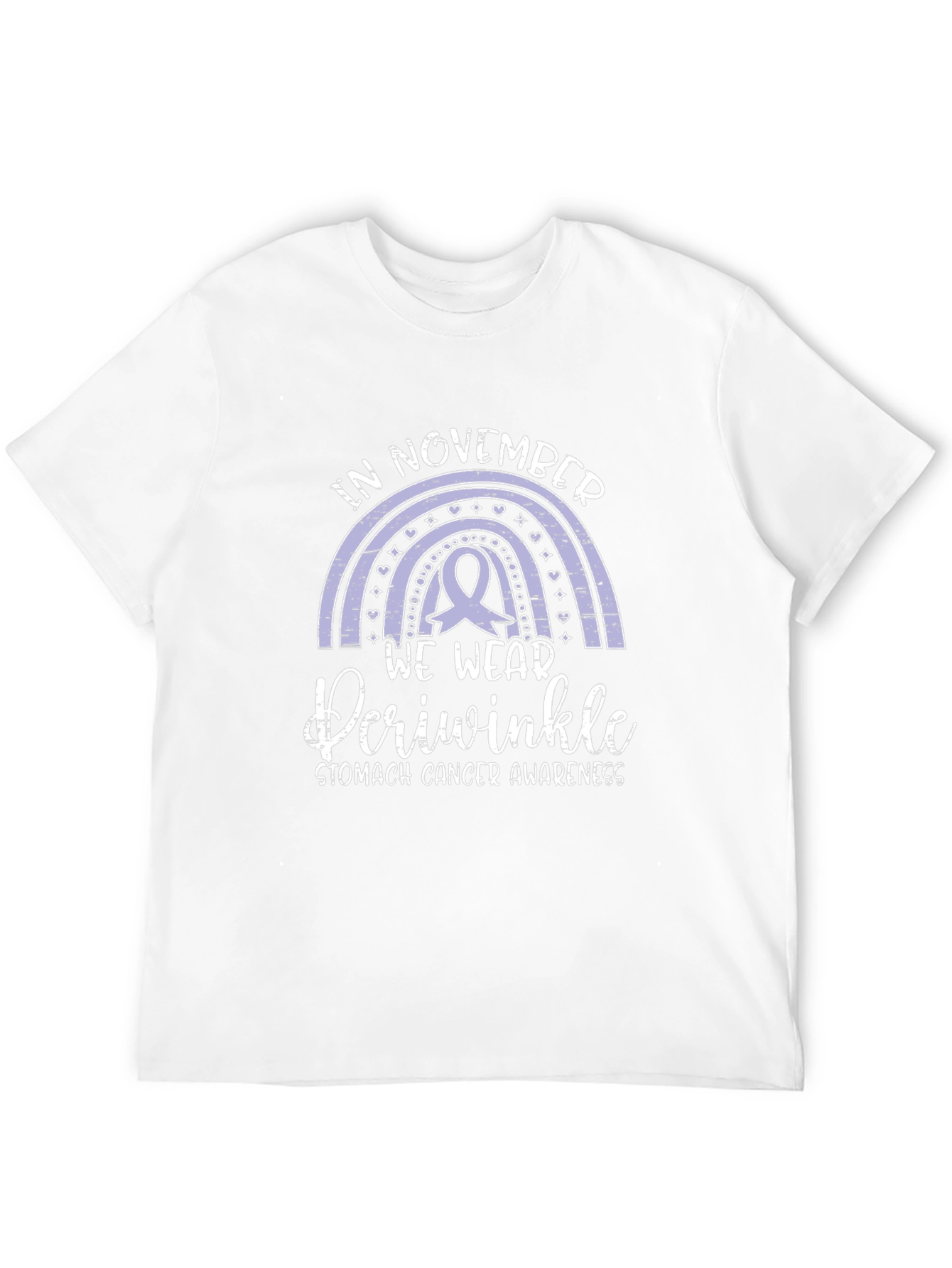 Periwinkle Stomach Cancer Awareness T-Shirt
