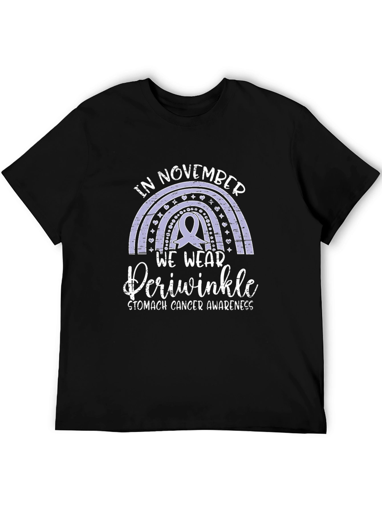 Periwinkle Stomach Cancer Awareness T-Shirt