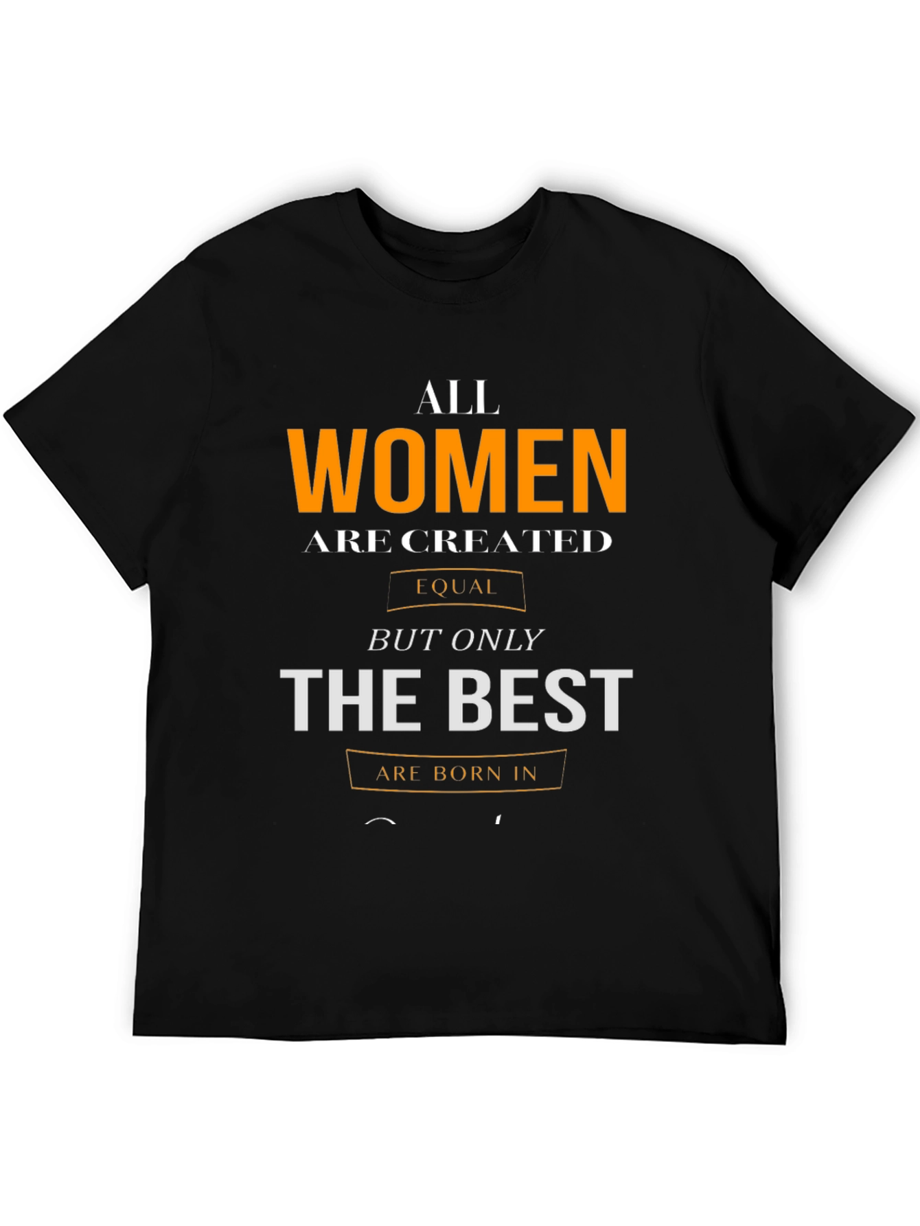 Womens Birthday T-Shirt - Born in [Month]