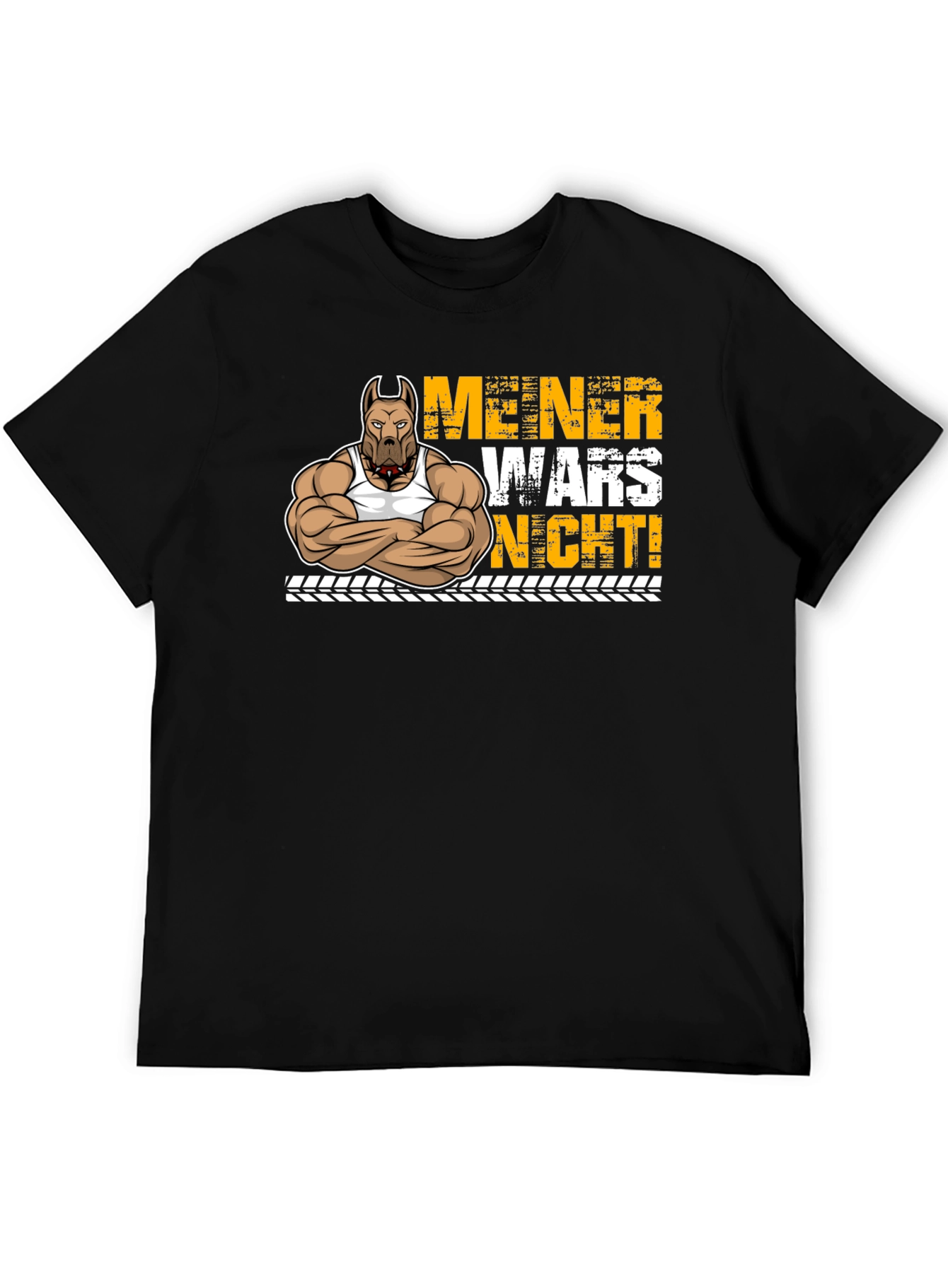 Funny Pitbull Muscle Dog T-Shirt