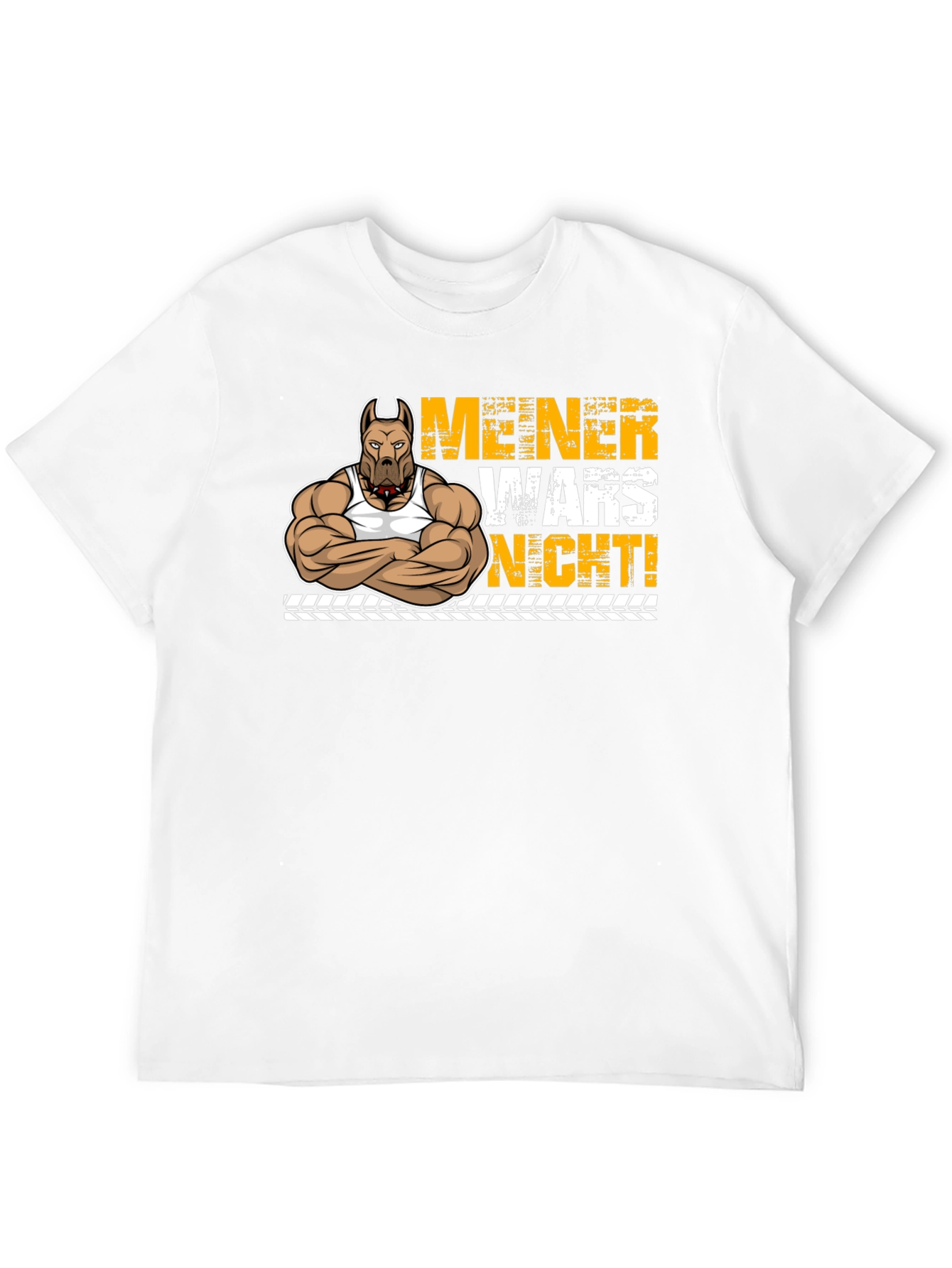 Funny Pitbull Muscle Dog T-Shirt