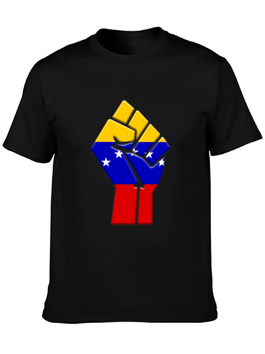 Venezuela Fist T-Shirt - Black