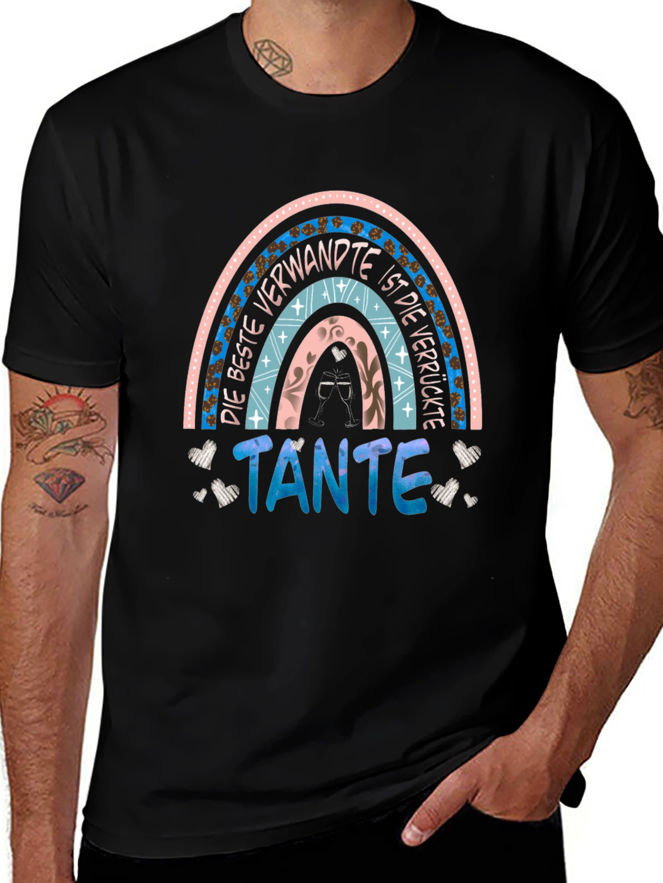 Fun Tante Rainbow T-Shirt