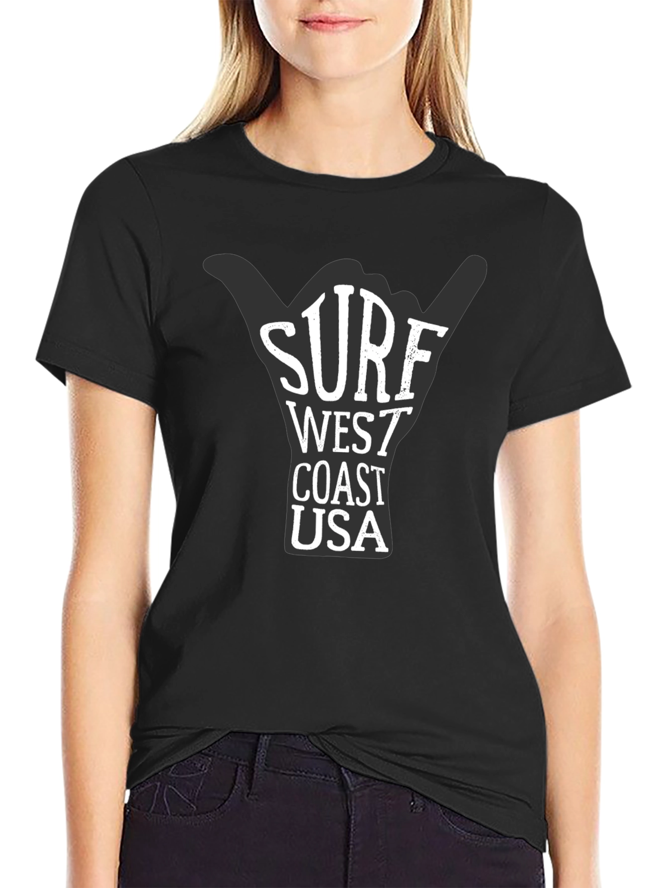 Surf West Coast USA Graphic T-Shirt