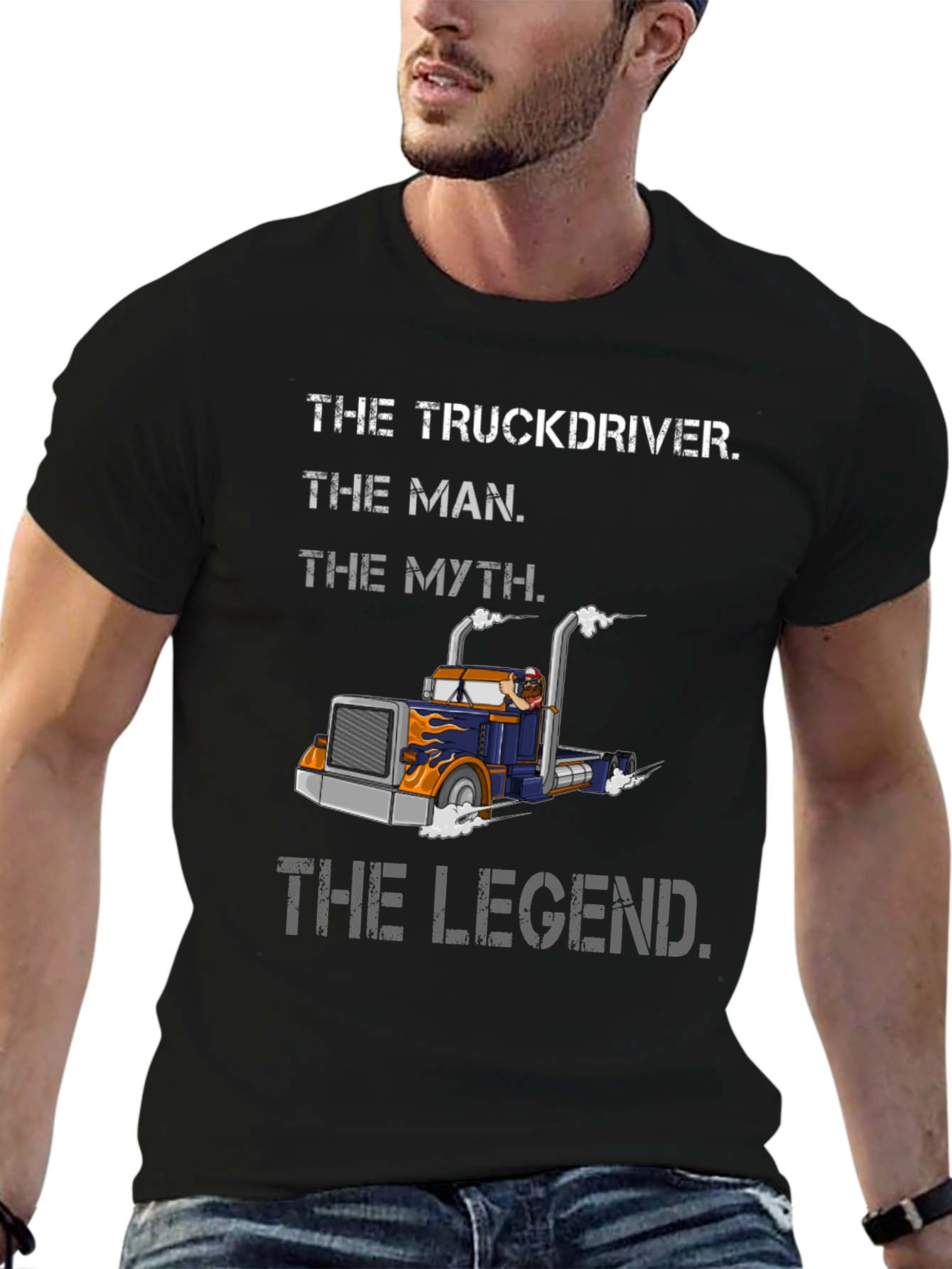 Trucker Legend Graphic T-Shirt