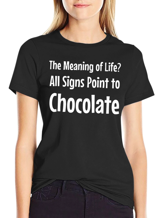 Chocolate T-Shirt - Meaning of Life Tee