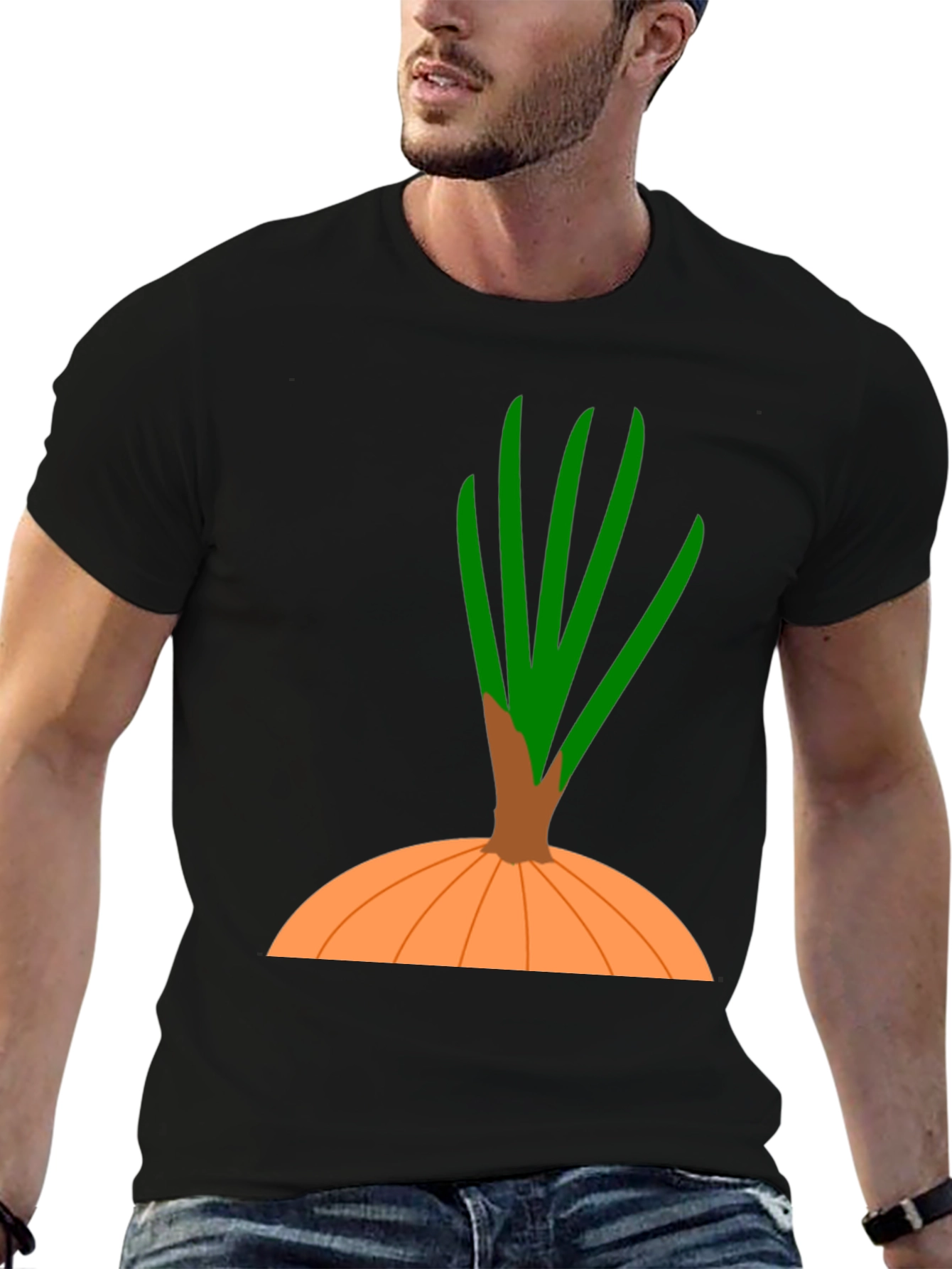 Cool Onion Graphic Tee - Black T-Shirt