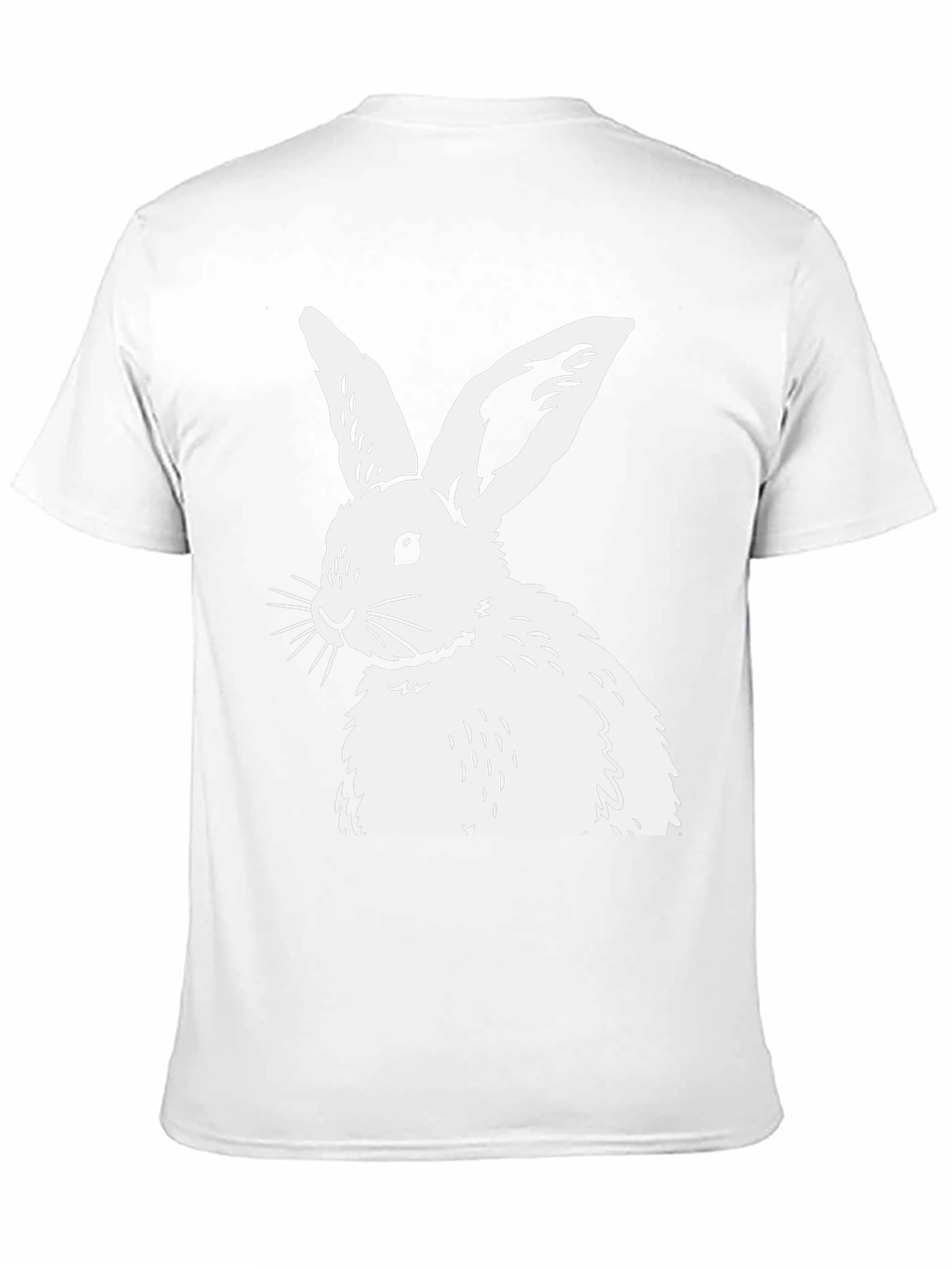 Black Rabbit Graphic Tee - Unisex Cotton Blend