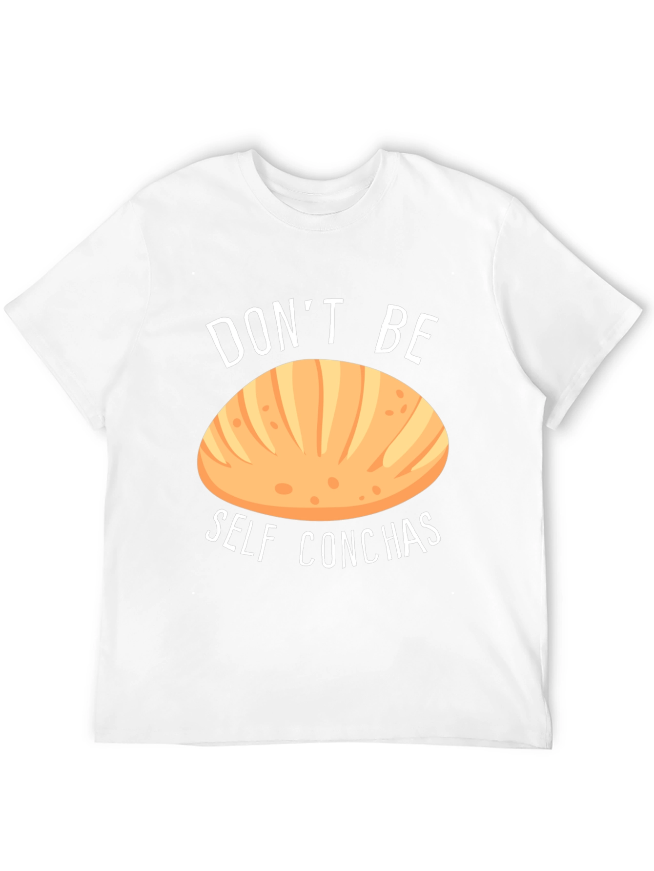 Dont Be Self Conchas Black T-Shirt Funny Bread Tee