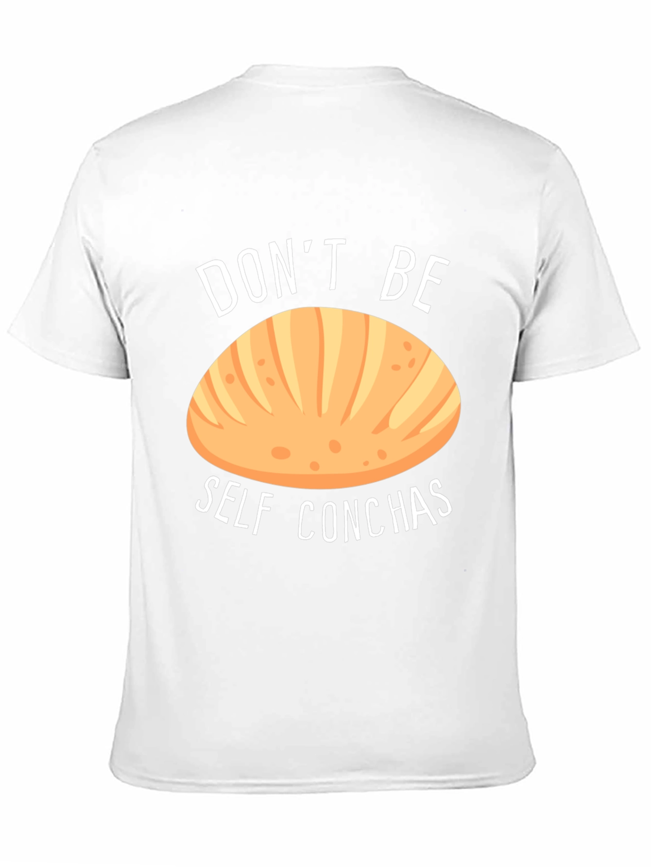 Dont Be Self Conchas Black T-Shirt Funny Bread Tee