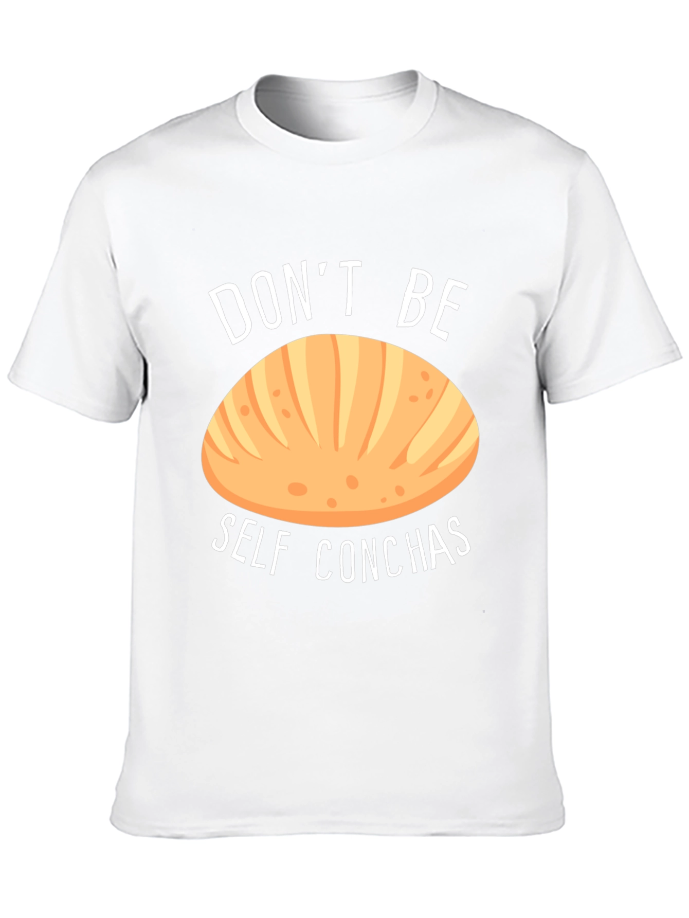 Dont Be Self Conchas Black T-Shirt Funny Bread Tee