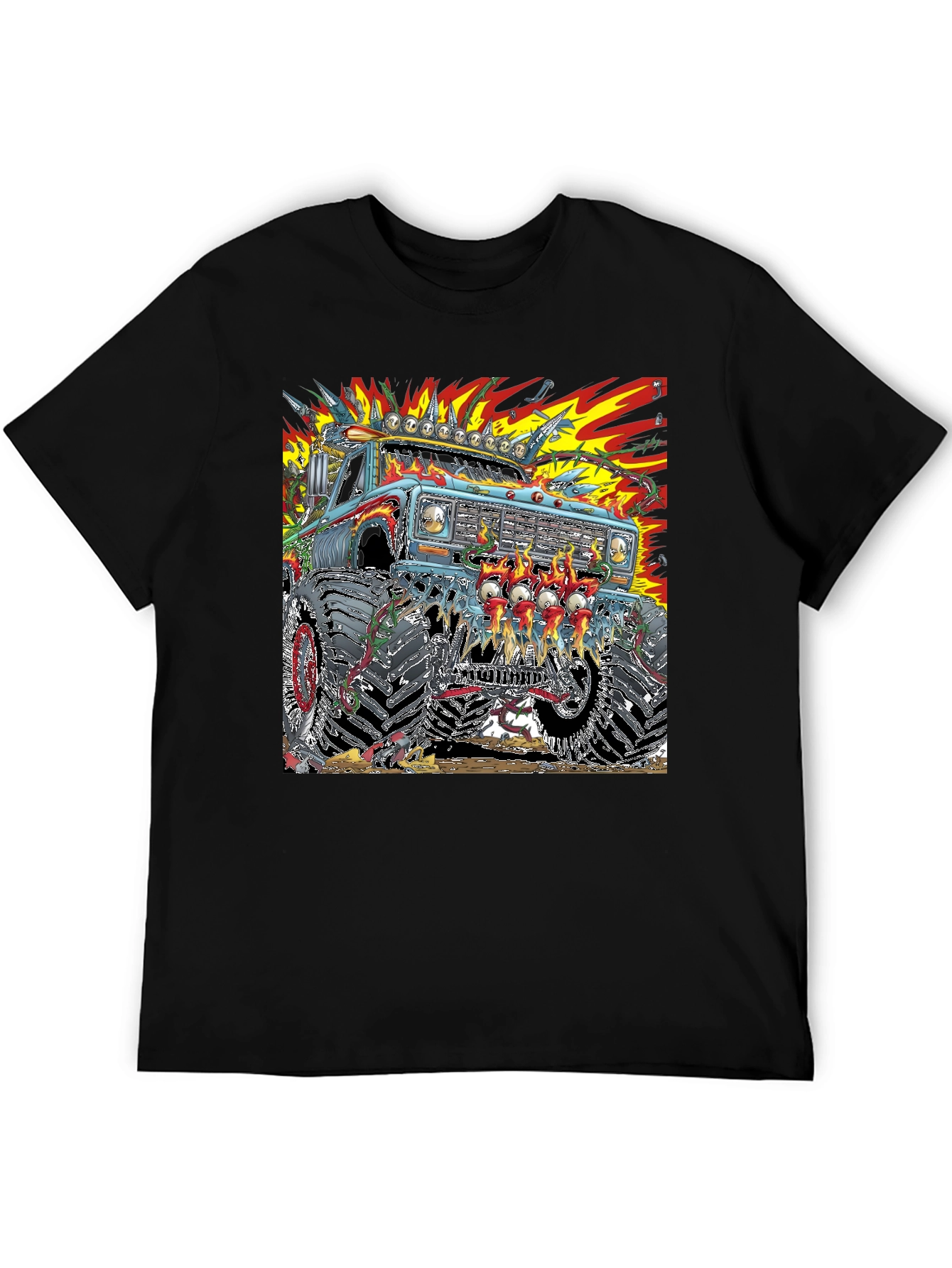 Monster Truck Graphic T-Shirt - Bold and Edgy Design