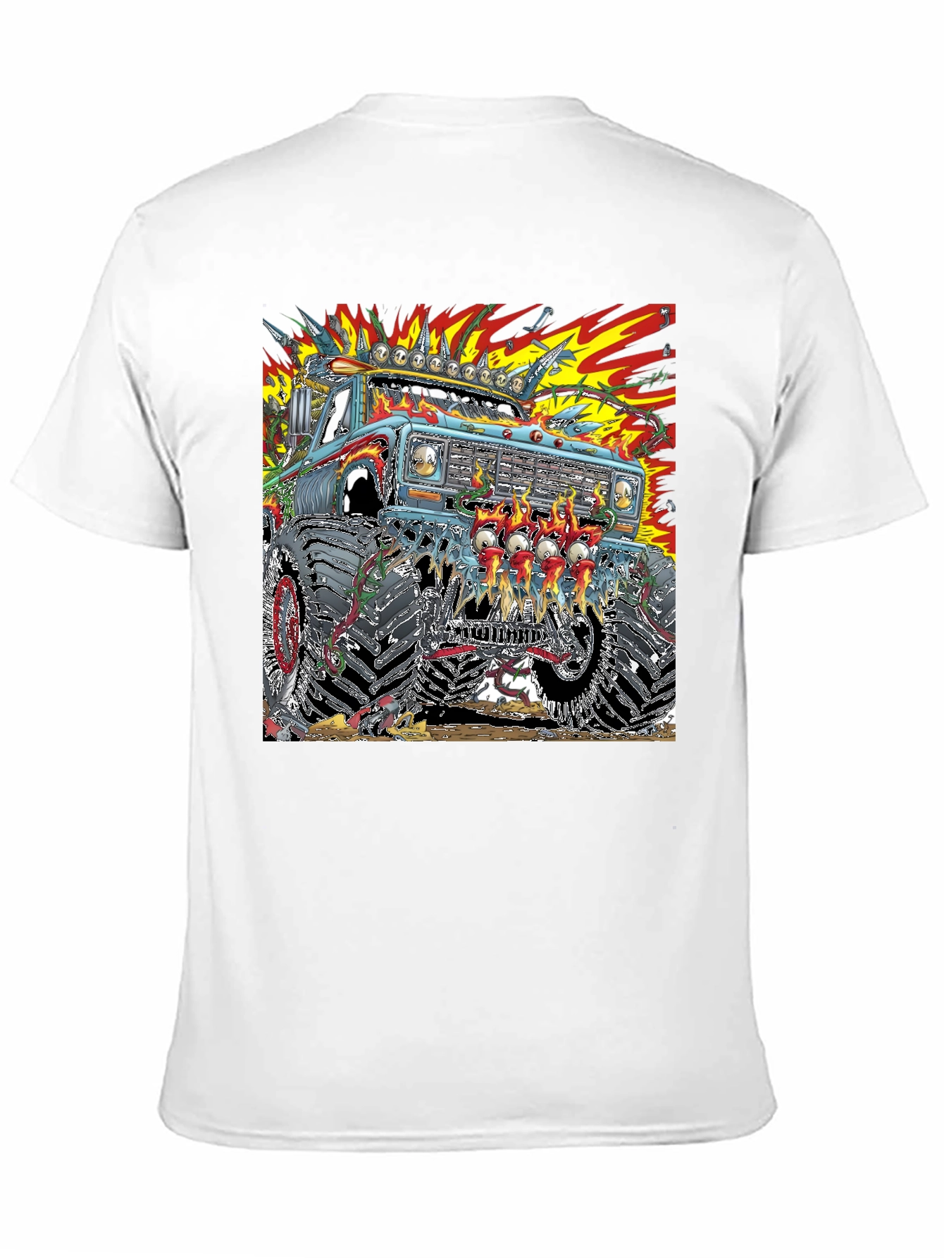 Monster Truck Graphic T-Shirt - Bold and Edgy Design