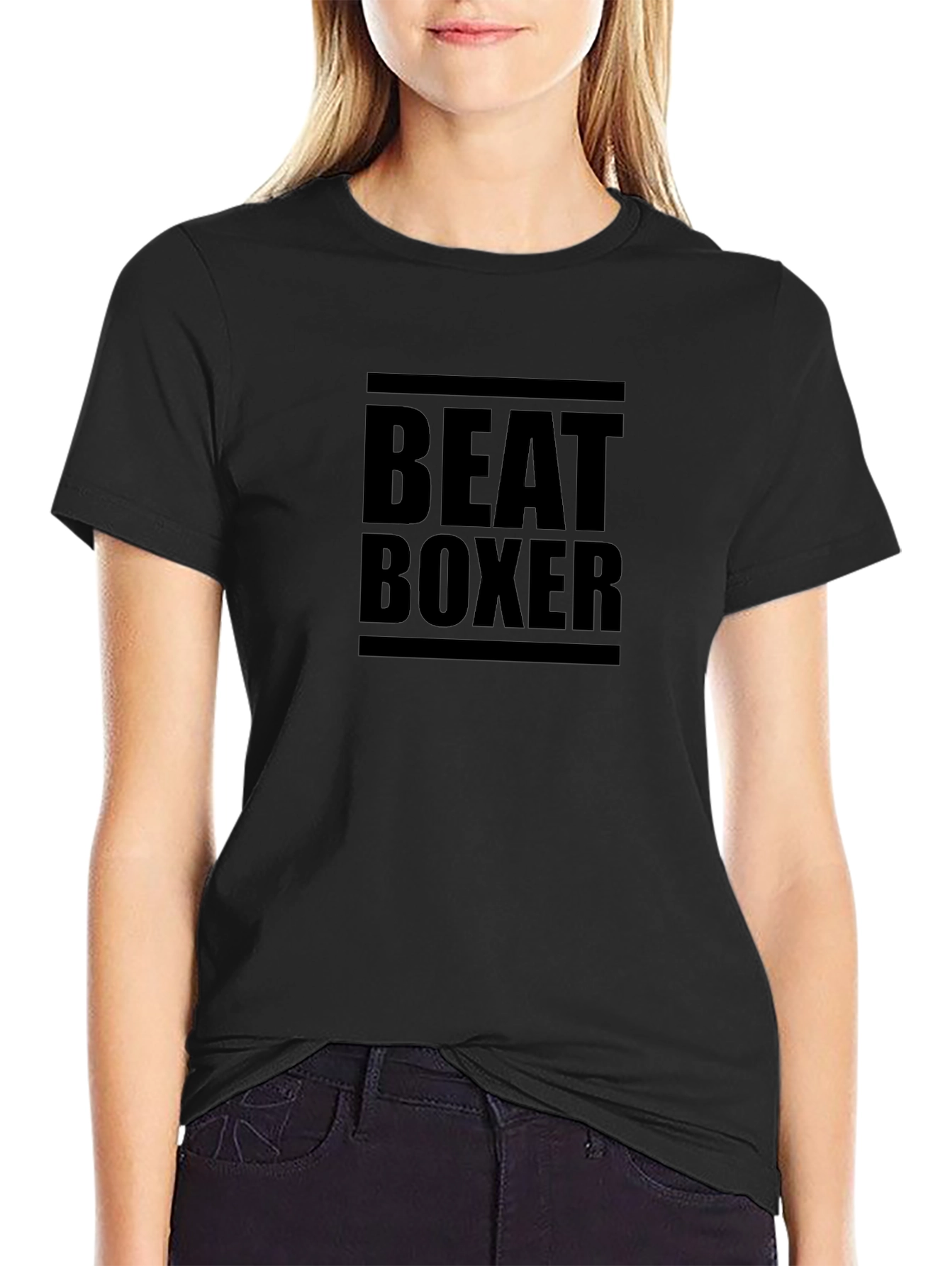 Beat Boxer Black Graphic Tee