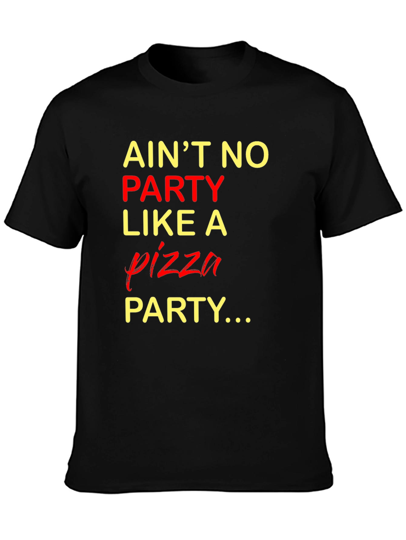Pizza Party T-Shirt - Funny Graphic Tee