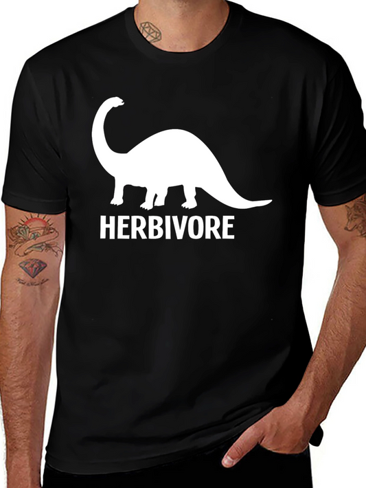 Herbivore Dinosaur T-Shirt - Black