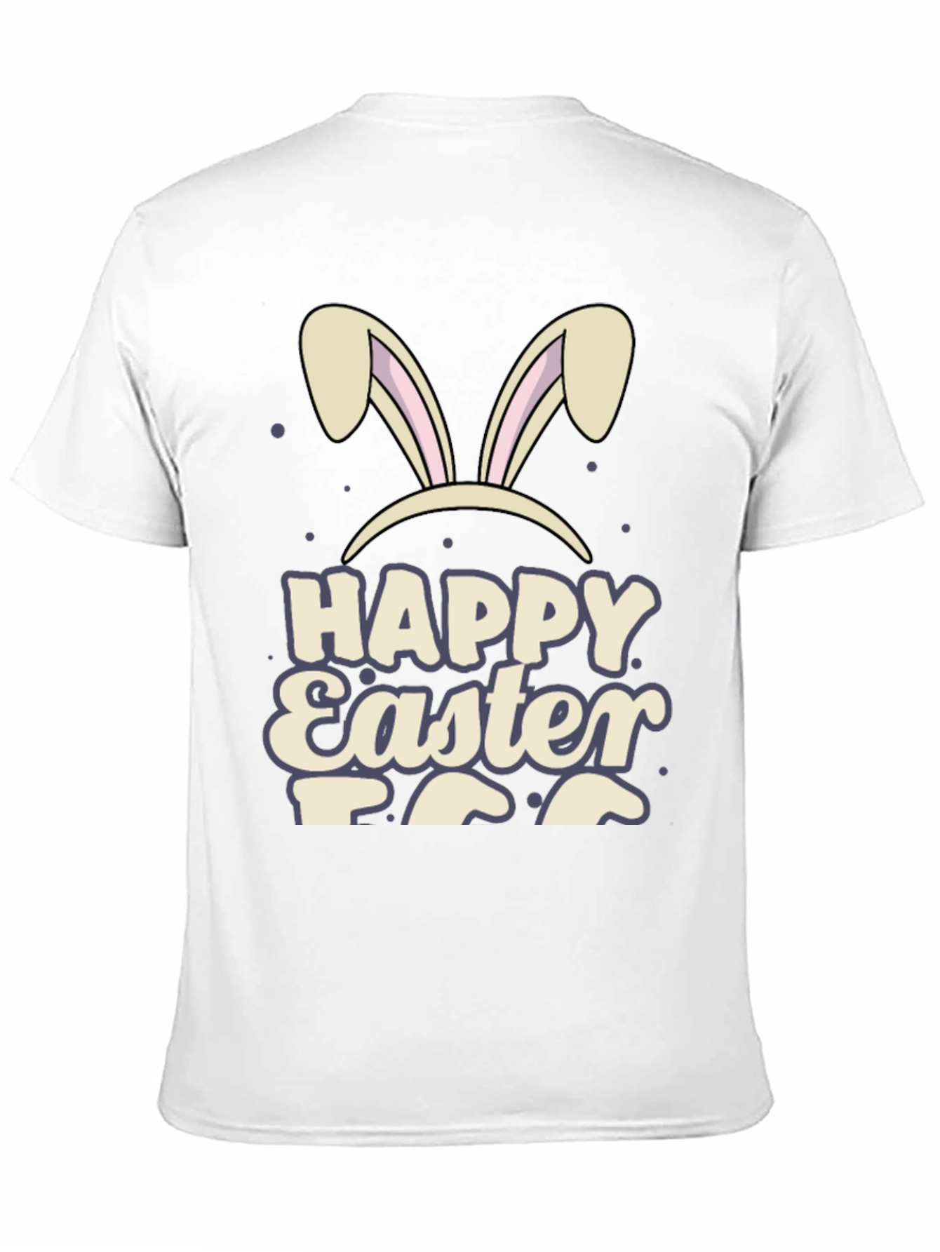 Happy Easter Bunny Ears Graphic T-Shirt
