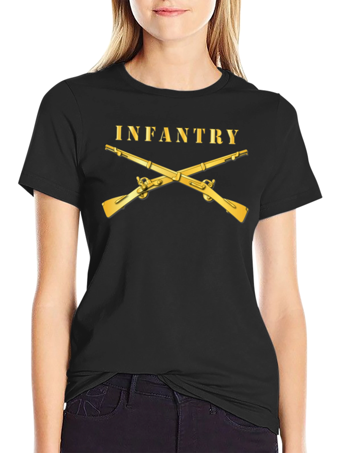 Infantry Crossed Rifles Graphic T-Shirt