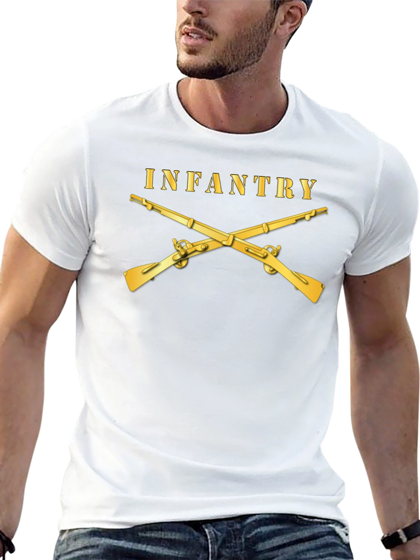 Infantry Crossed Rifles Graphic T-Shirt
