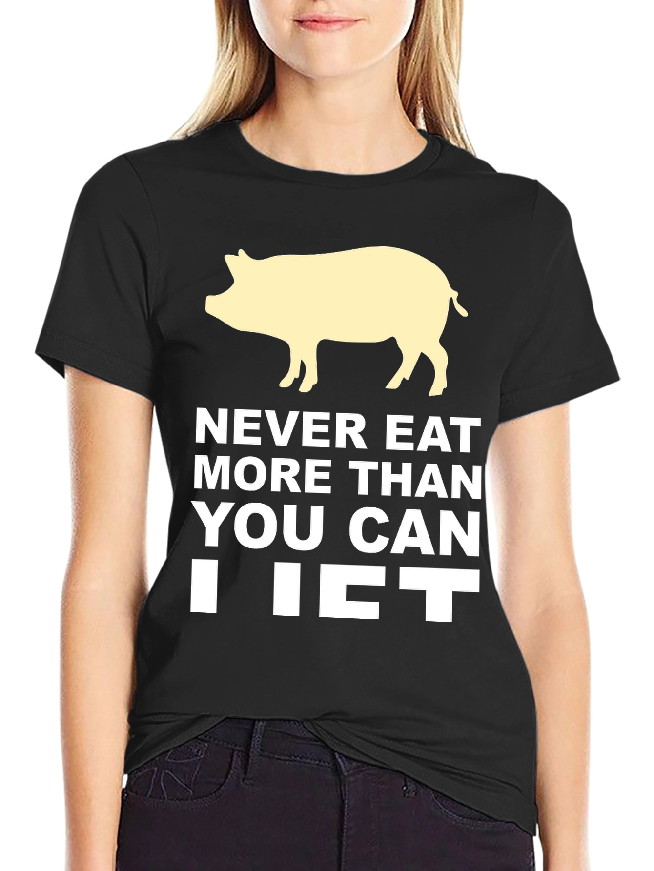 Never Eat More Than You Can Lift T-Shirt