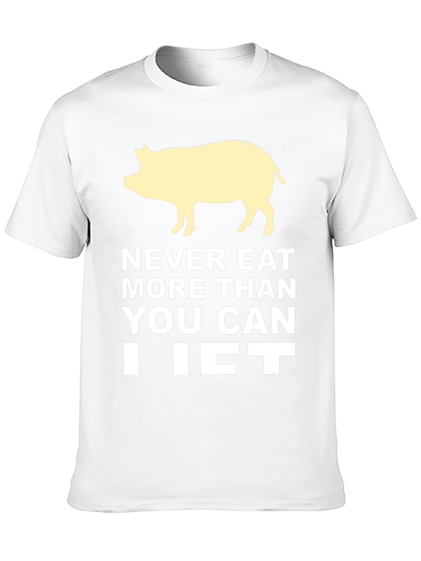 Never Eat More Than You Can Lift T-Shirt