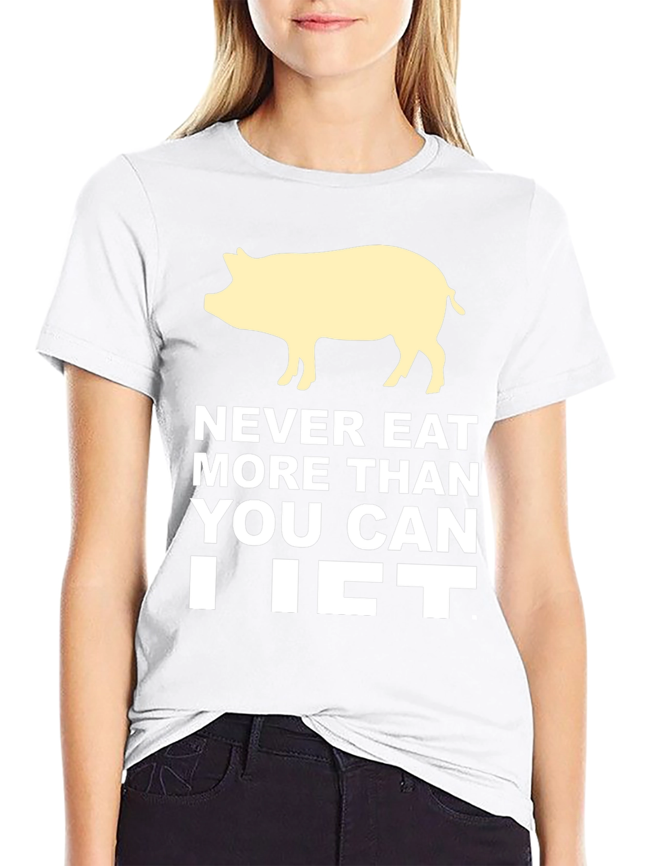 Never Eat More Than You Can Lift T-Shirt