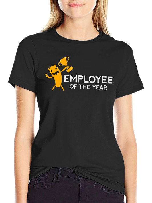 Employee of the Year Black Graphic Tee