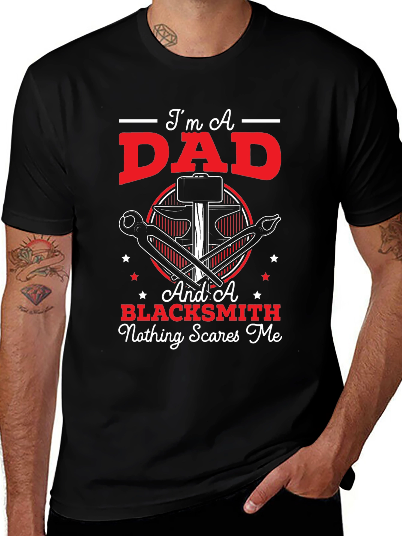 Dad Blacksmith Graphic T-Shirt