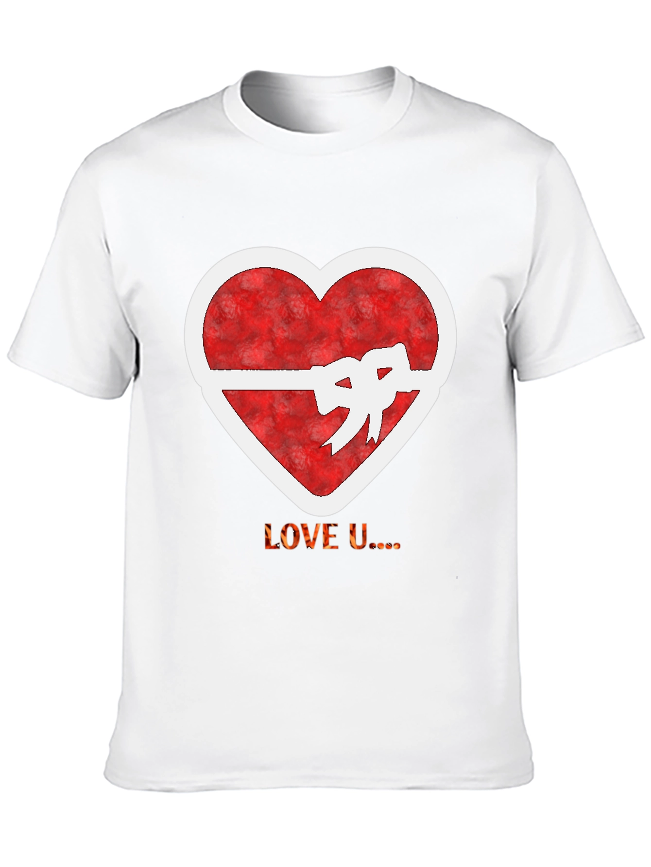 Heart Bow Graphic Tee - Love U...