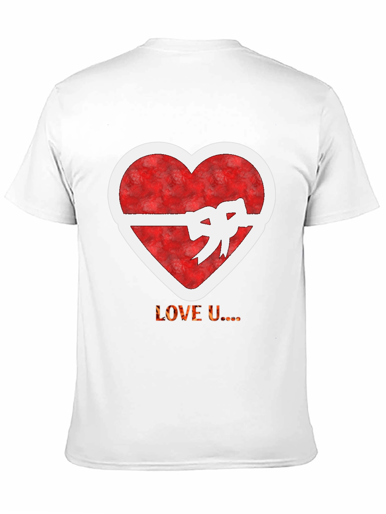 Heart Bow Graphic Tee - Love U...