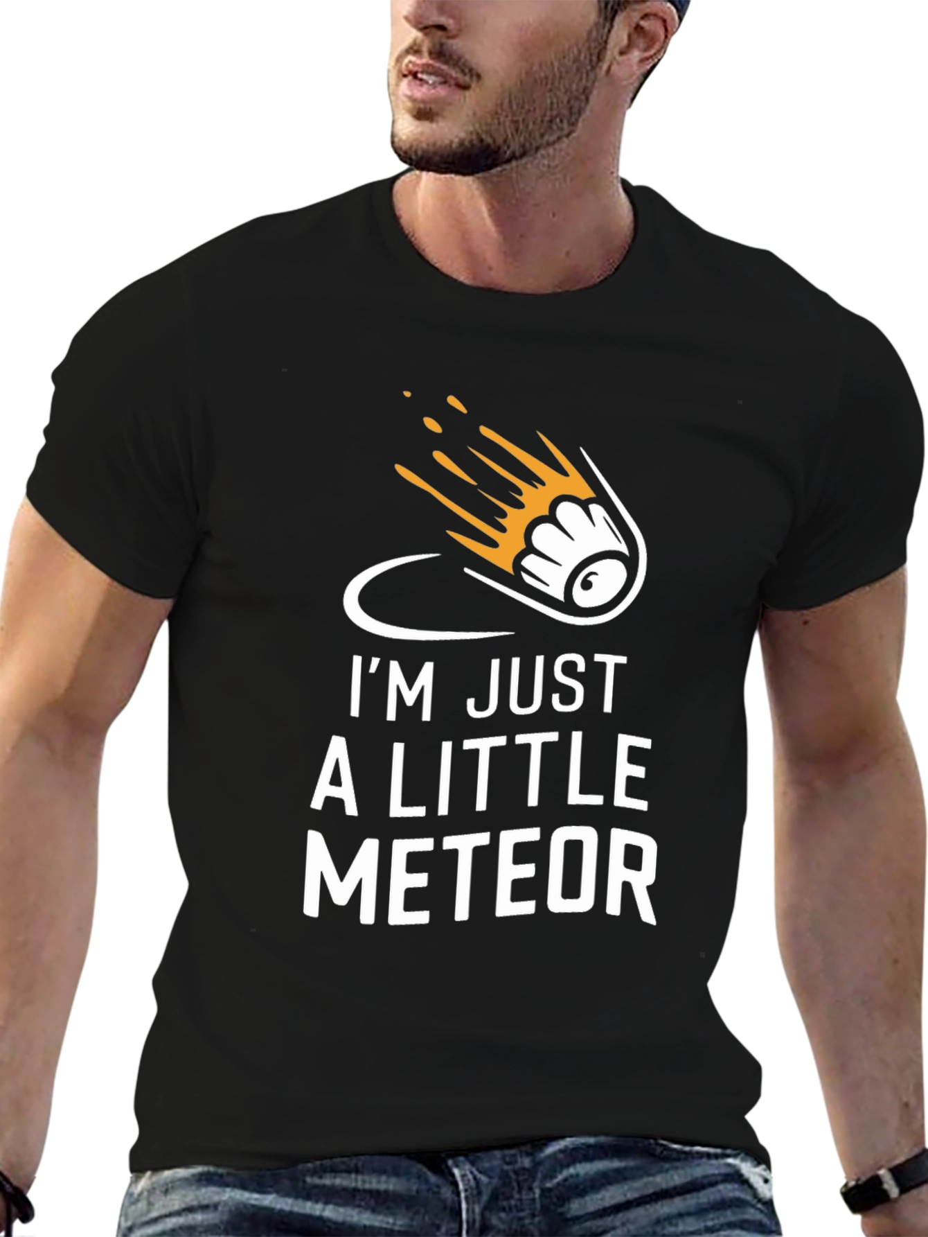 Little Meteor Graphic Tee - Soft Cotton Blend