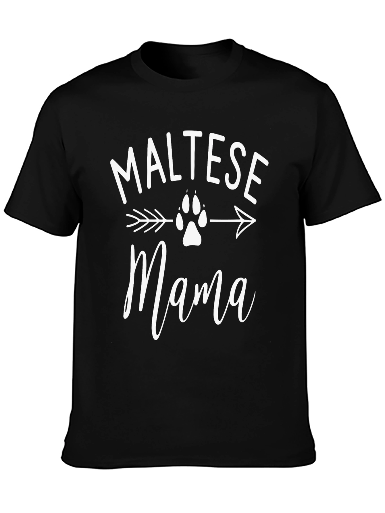 Maltese Mama Graphic Tee - Dog Lover T-Shirt