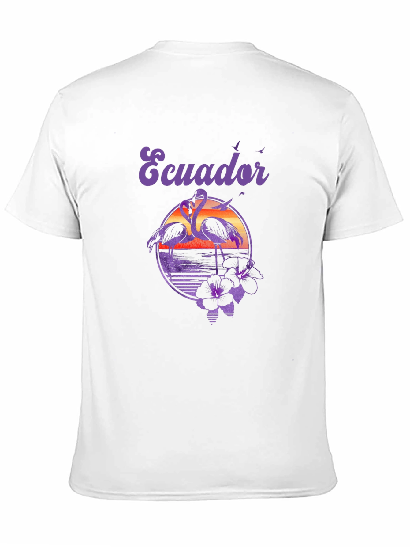 Ecuador Flamingo Graphic T-Shirt