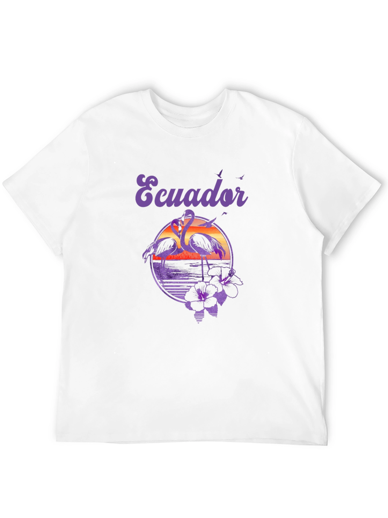 Ecuador Flamingo Graphic T-Shirt