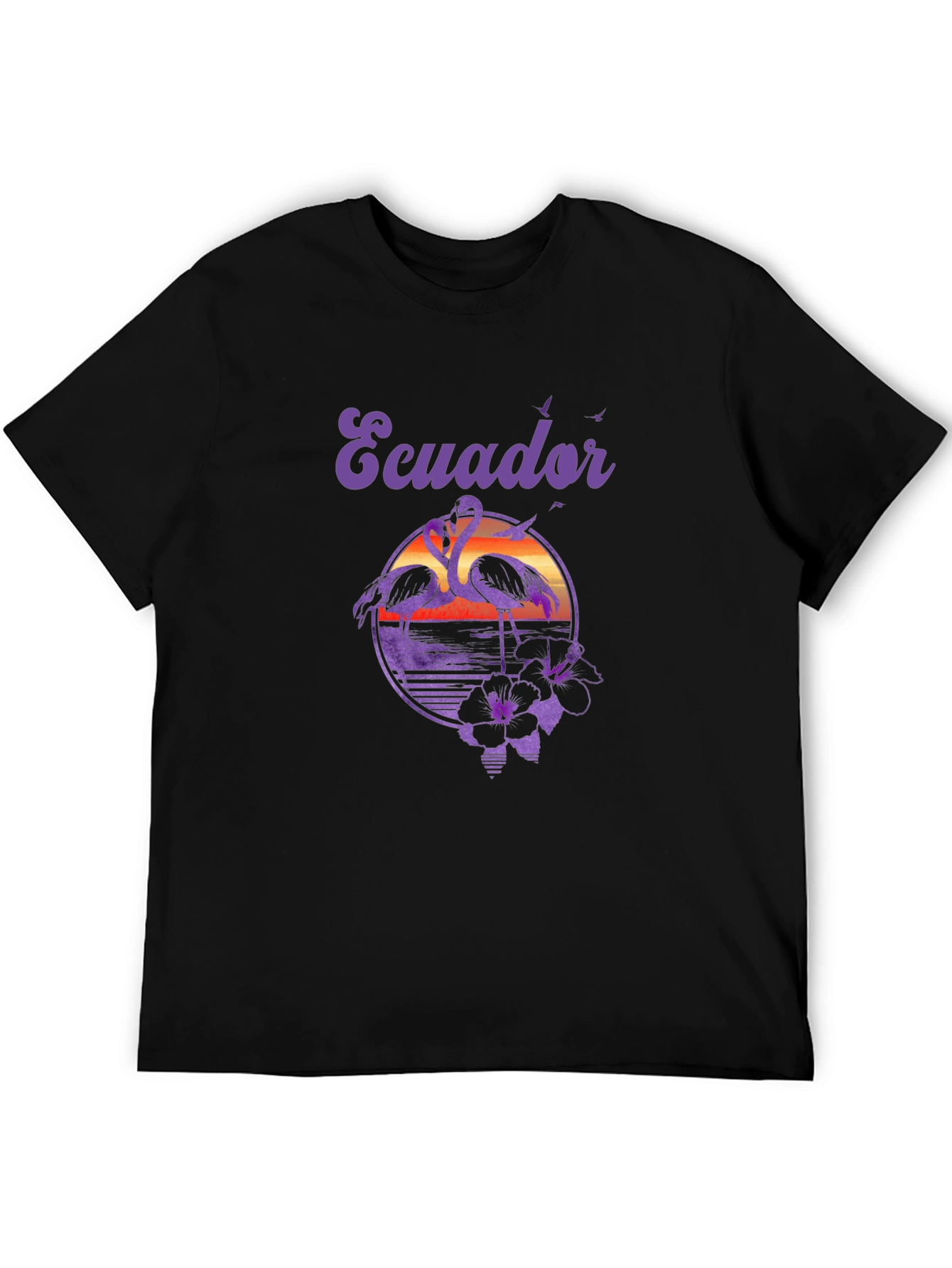 Ecuador Flamingo Graphic T-Shirt
