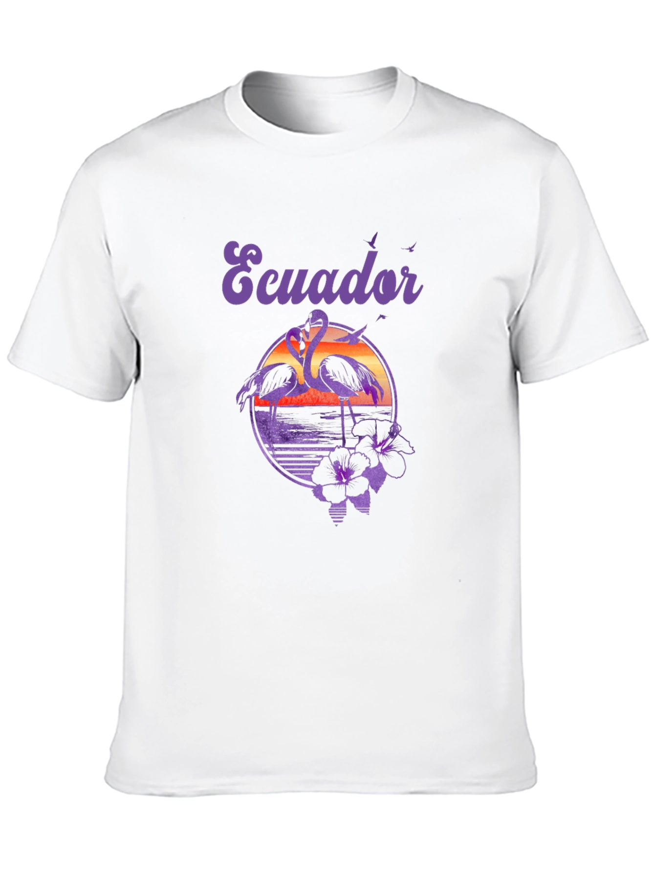 Ecuador Flamingo Graphic T-Shirt